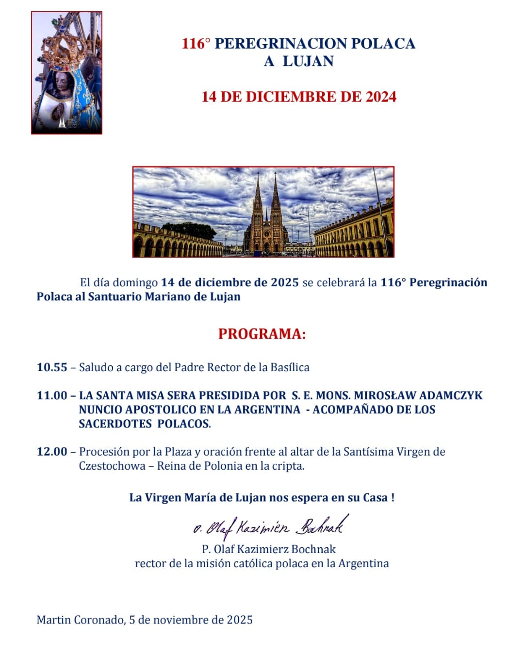 Peregrinación Polaca a Luján